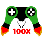 100x game booster pro logo