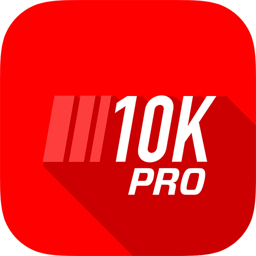 10k running trainer pro logo