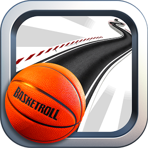 BasketRoll 3D Rolling Ball Logo