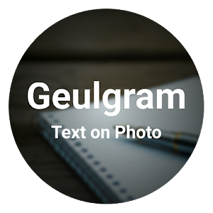 Geulgram Text on Photo quote maker