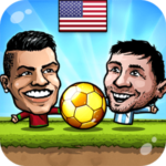 Puppet Soccer 2014 Big Head Football Logo