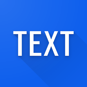 Simple text widget Text widget for android