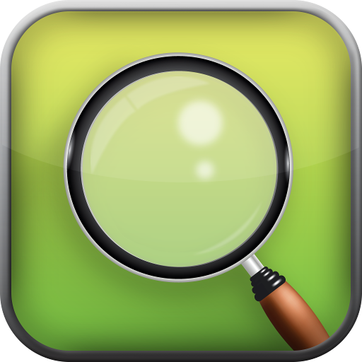 pocket magnifier with led logo