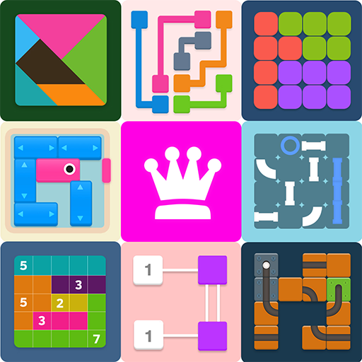 Puzzledom - No Wifi Puzzles - 퍼즐덤 - 와이파이 없는 퍼즐 8.0.88 버그판 1 puzzledom android games logo