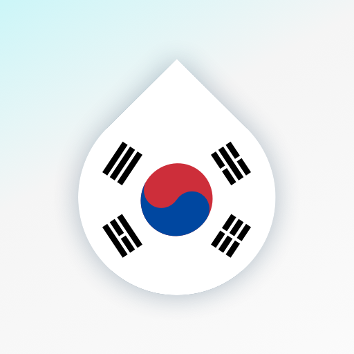 한국어와 한글을 배워보세요 38.71 1 drops korean logo