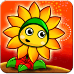 flower zombie war logo