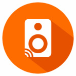 hi fi cast music player logo