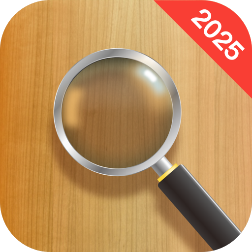 magnifying glass logo