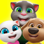 my talking tom friends logo