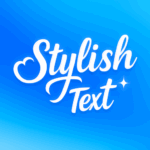 stylish text font style logo