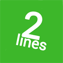 2lines application for android logo