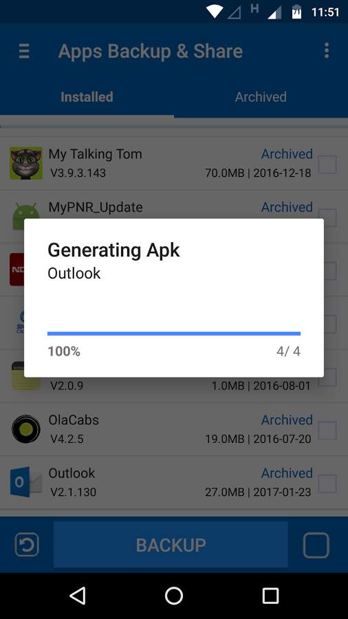 APK Backup/Share/Restore PRO  – APK 백업/공유/복원 PRO (프로) 1.0 1