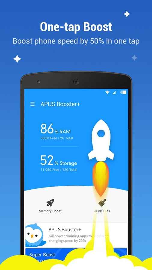 APUS Booster+ (cache clear) – APUS 부스터+ (캐시 클리어) 2.6.37 3