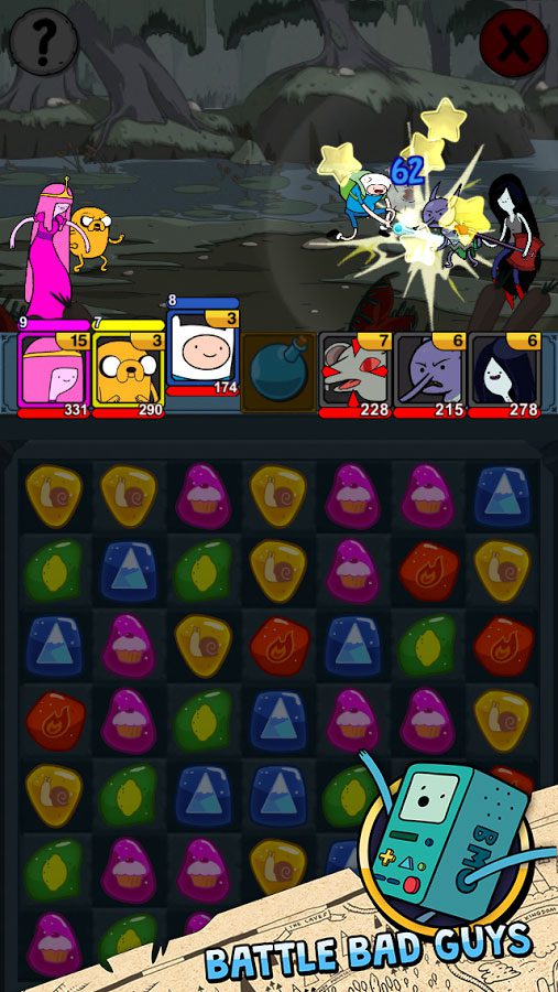 Adventure Time Puzzle Quest  – 모험 타임 퍼즐 퀘스트 2.00 버그판 2