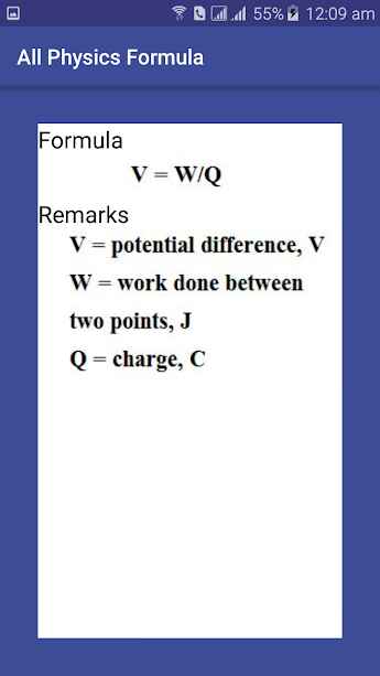 All Physics Formula – 모든 물리학 공식 7.0 5