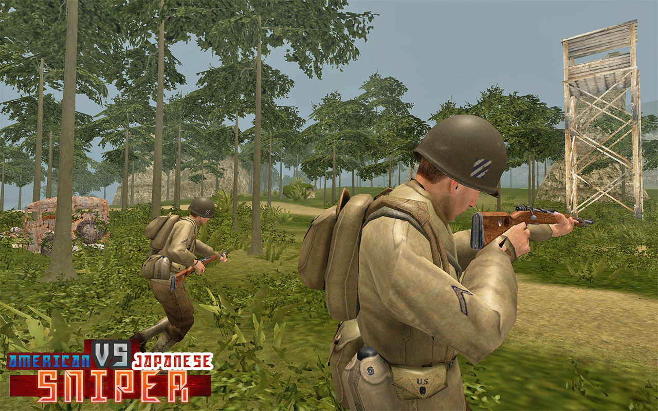 American vs Japanese Sniper  – 아메리칸 대 일본 저격수 1.1.4 버그판 4
