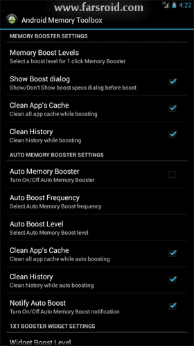 Android Memory Toolbox  – 안드로이드 메모리 툴박스 2.0 3