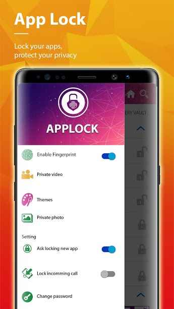 Applock – Fingerprint Password & Gallery Vault Pro – 앱 잠금 – 지문 비밀번호 및 갤러리 금고 프로 (프로) 2.1 9