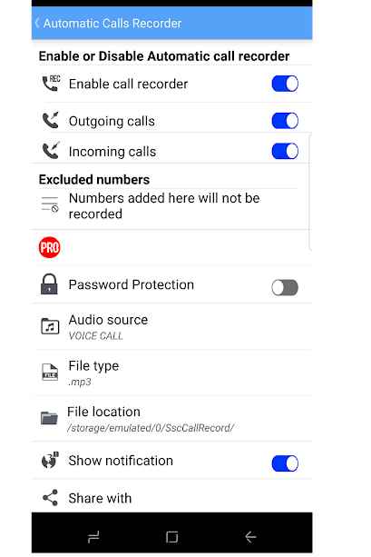 Automatic Calls Recorder Pro – 자동 통화 녹음기 프로 (프로) 4.4 3