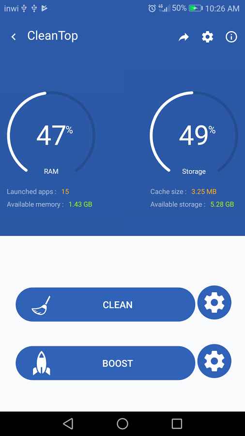 CleanTop : Cleaner and Booster Pro  – 클린탑 : 클리너 및 부스터 프로 (프로) 1.6.0 1