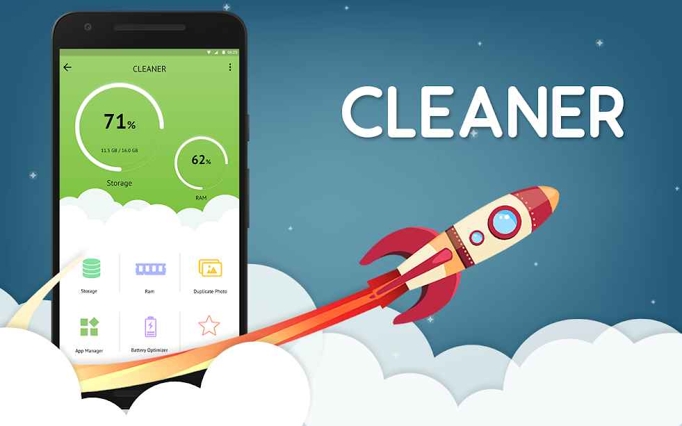 Cleaner:- Ram Booster & Battery Optimizer – 클리너: – 램 부스터 & 배터리 최적화기 5.0 6