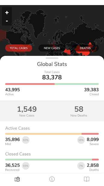 Coronavirus Tracker – 코로나바이러스 추적기 1.1.0 2