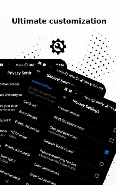 Cosmic Privacy Browser – Secure, Adblock & Private – 코스믹 프라이버시 브라우저 – 보안, 광고 차단 및 개인 정보 보호 1.1 3