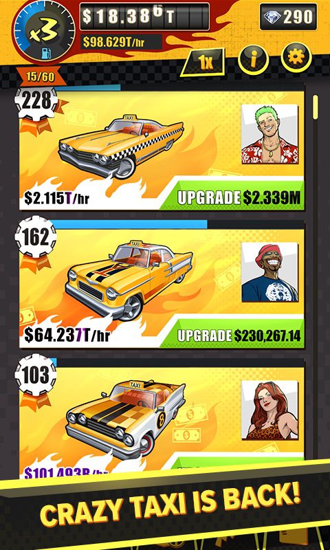 Crazy Taxi Gazillionaire 16863 – 크레이지 택시 가젤리어 16863 18070601 버그판 1