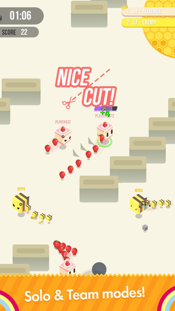 Cut.io : Keep the tail – 컷.io : 꼬리를 유지하세요 2.0.1 버그판 5