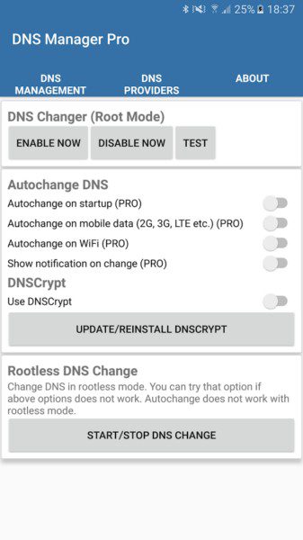 DNS Manager Pro (DNSCrypt)  – DNS 관리자 프로 (DNSCrypt) (프로) 1.8.0 1