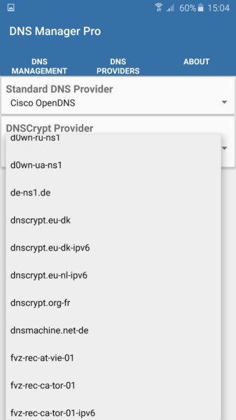 DNS Manager Pro (DNSCrypt)  – DNS 관리자 프로 (DNSCrypt) (프로) 1.8.0 2