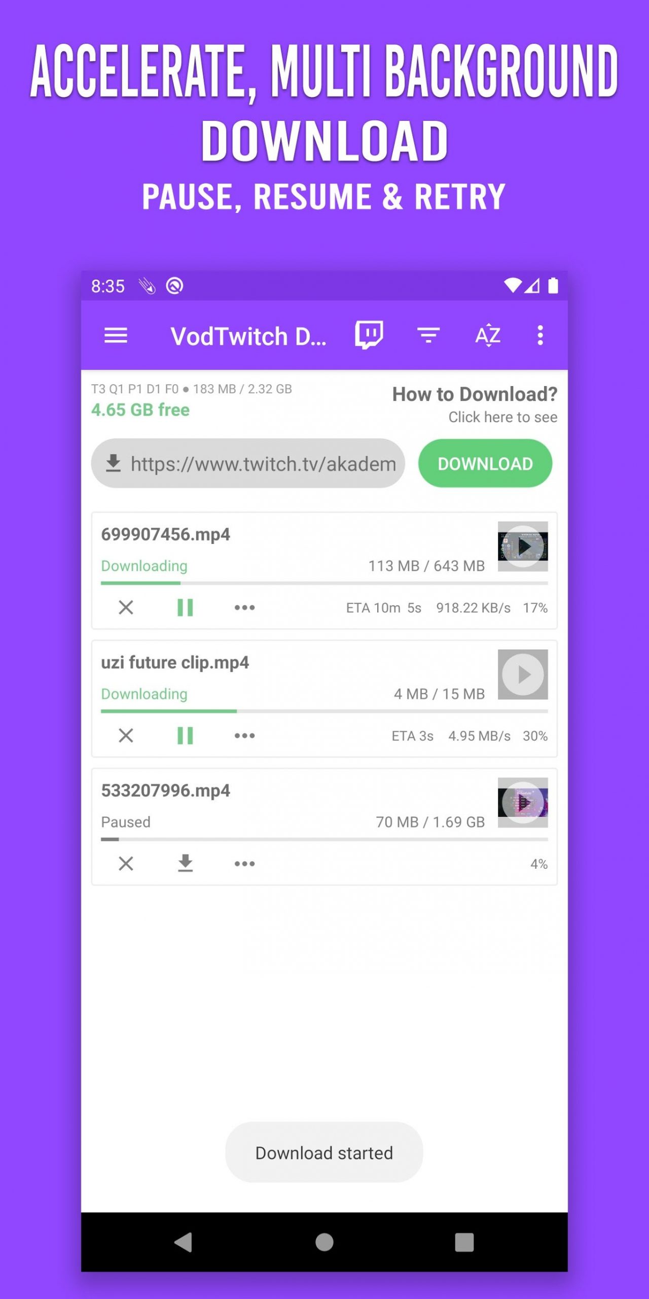 Twitch용 비디오 다운로더 (프리미엄) 21.6.12 3