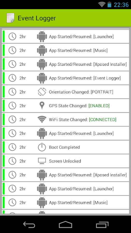 Event Logger PRO  – برنامه ذخیره تمام رویداد ها اندروید ! – 이벤트 로거 PRO (프로) 1.3.3 7
