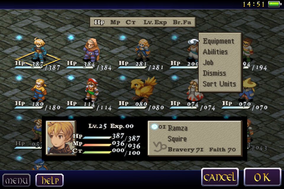 FINAL FANTASY TACTICS : WotL  – 파이널 판타지 전술 : WotL 2.0.0 버그판 3