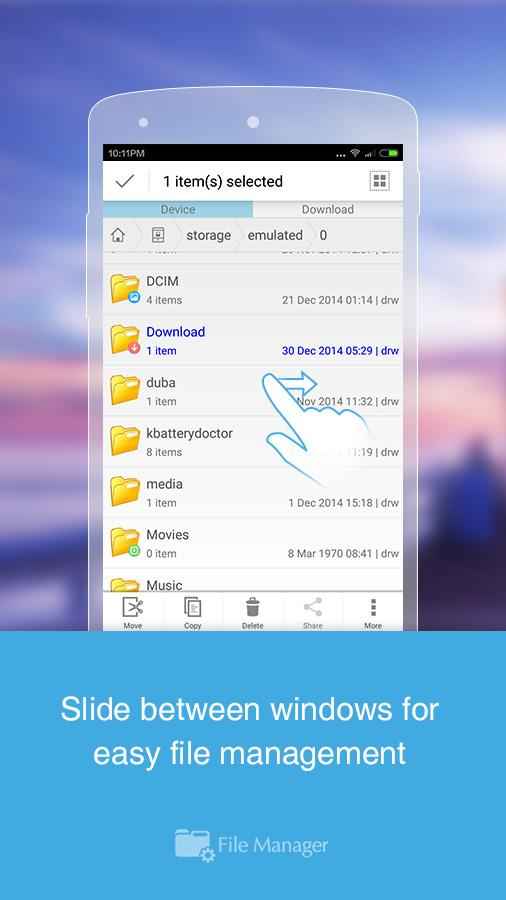 File Manager (File transfer)  – 파일 관리자 (파일 전송) 2.7.7 2