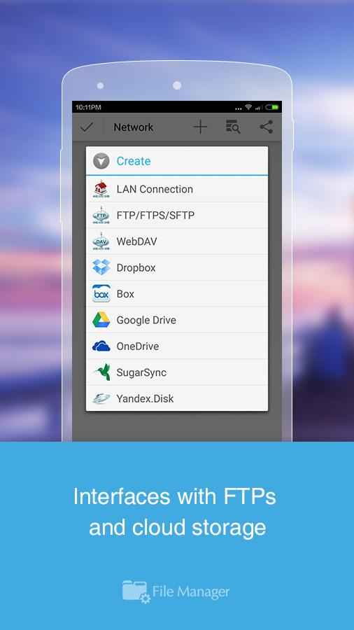 File Manager (File transfer)  – 파일 관리자 (파일 전송) 2.7.7 3