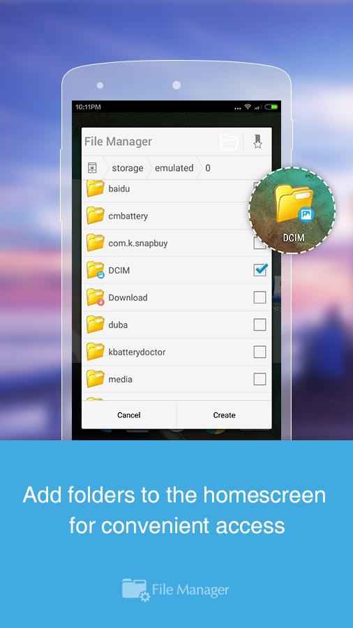 File Manager (File transfer)  – 파일 관리자 (파일 전송) 2.7.7 4