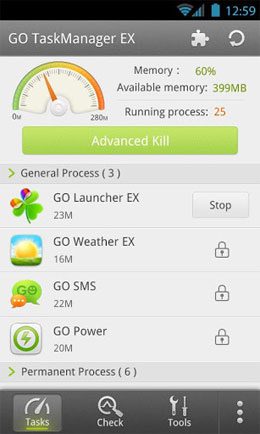 GO Cleaner & Task Manager  – 고 클리너 & 작업 관리자 3.91 3