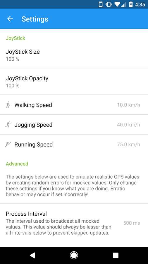 Fake GPS Location GPS JoyStick – 가짜 GPS 위치 GPS 조이스틱 (프로) 4.3.5 7