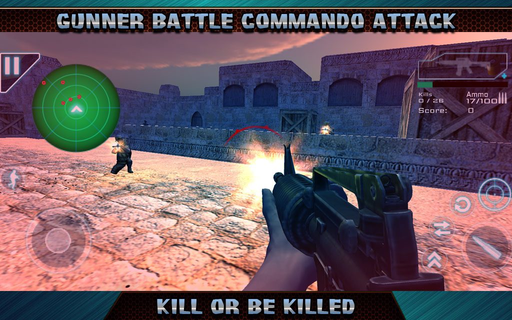 Gunner Battle Commando Attack  – 건너 배틀 코만도 공격 5.58 버그판 1