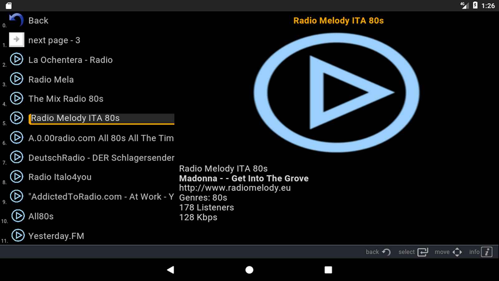 IRP (Internet Radio Player)  – 인터넷 라디오 플레이어 2.1.6 3