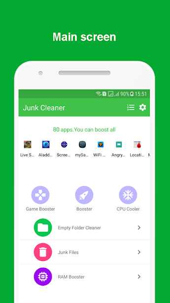 Junk Cleaner – Game Booster & Empty Folder Cleaner – 정크 클리너 – 게임 부스터 & 빈 폴더 클리너 1.0.8 2