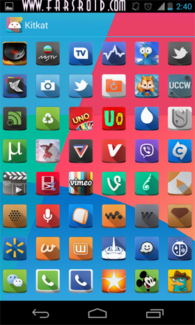 KitKat (Apex Nova Adw theme)  – 킷캣 (Apex Nova Adw 테마) 1.0.2 3