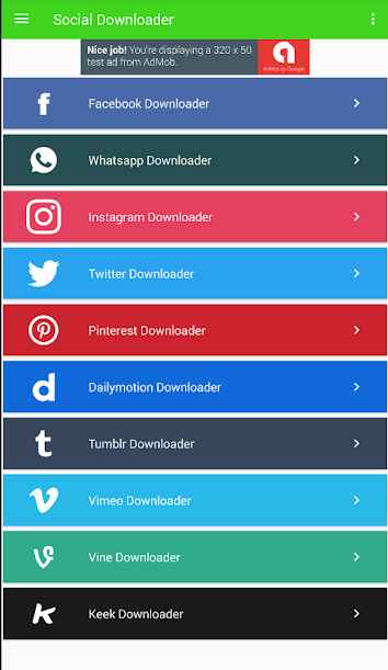 Mega Social Media Downloader – 메가 소셜 미디어 다운로더 1.1 1