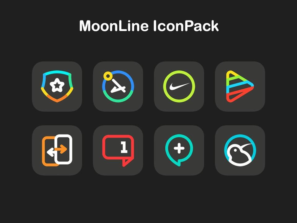 MoonLine Icon Pack – 문라인 아이콘 팩 1.0 2