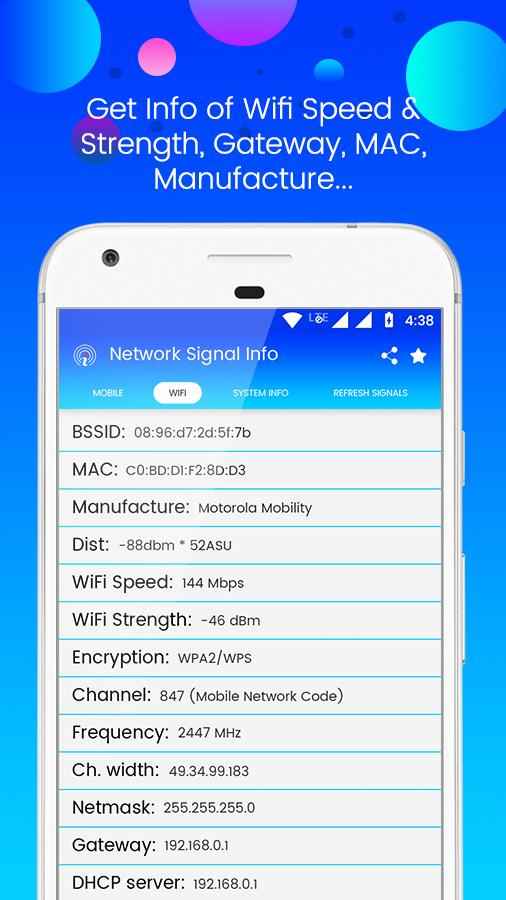 Network Signal Info & Network Refresher  – 네트워크 신호 정보 및 네트워크 새로 고침 1.1 4