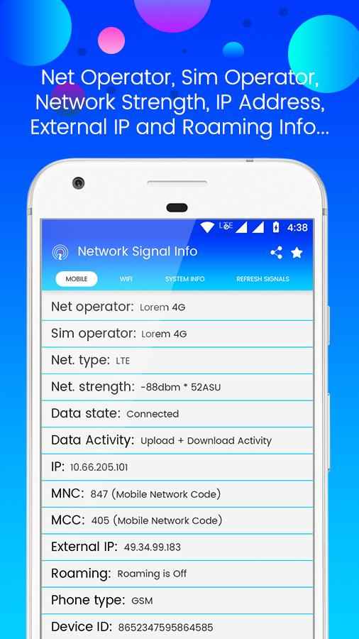 Network Signal Info & Network Refresher  – 네트워크 신호 정보 및 네트워크 새로 고침 1.1 5