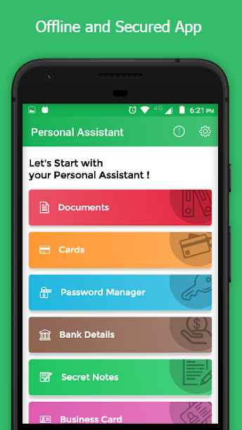 Offline Document, Password, Bank Detail Manager – 오프라인 문서, 비밀번호, 은행 세부 정보 관리자 4.0.0 5