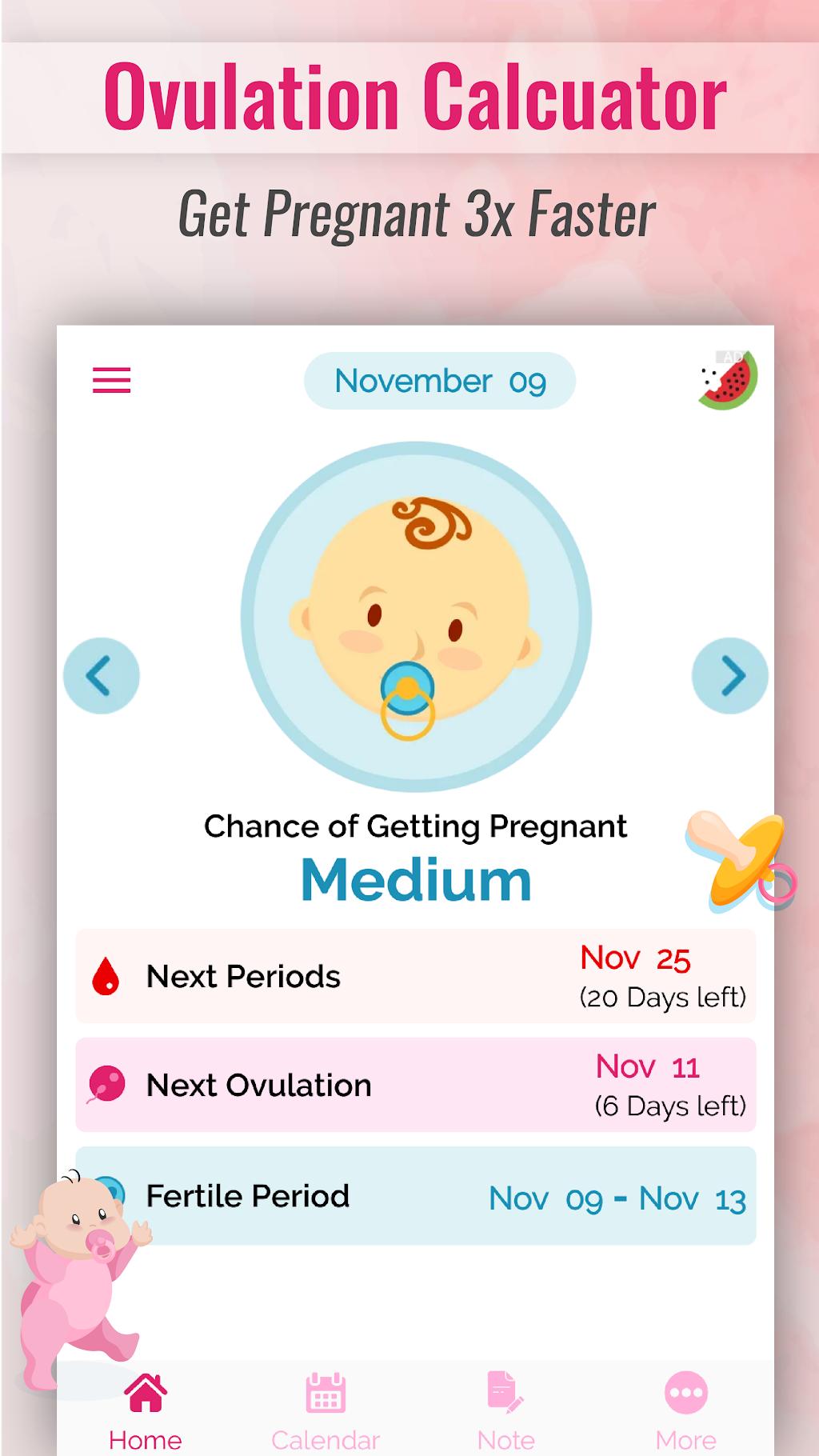 Ovulation Calculator & Calendar to Track Fertility (프로) 1.24.1 1