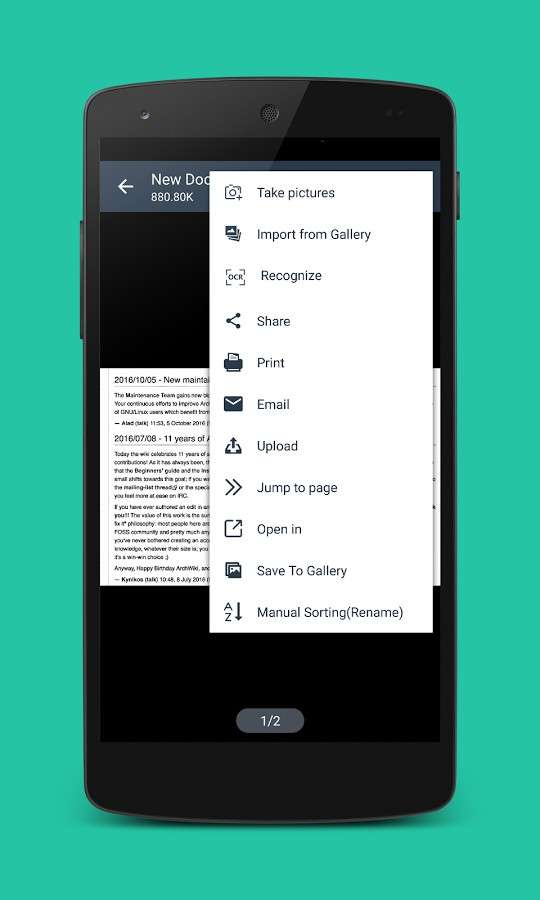 PDF Scanner App + OCR Full  – PDF 스캐너 앱 + OCR 풀 (프로) 1.2.15 8